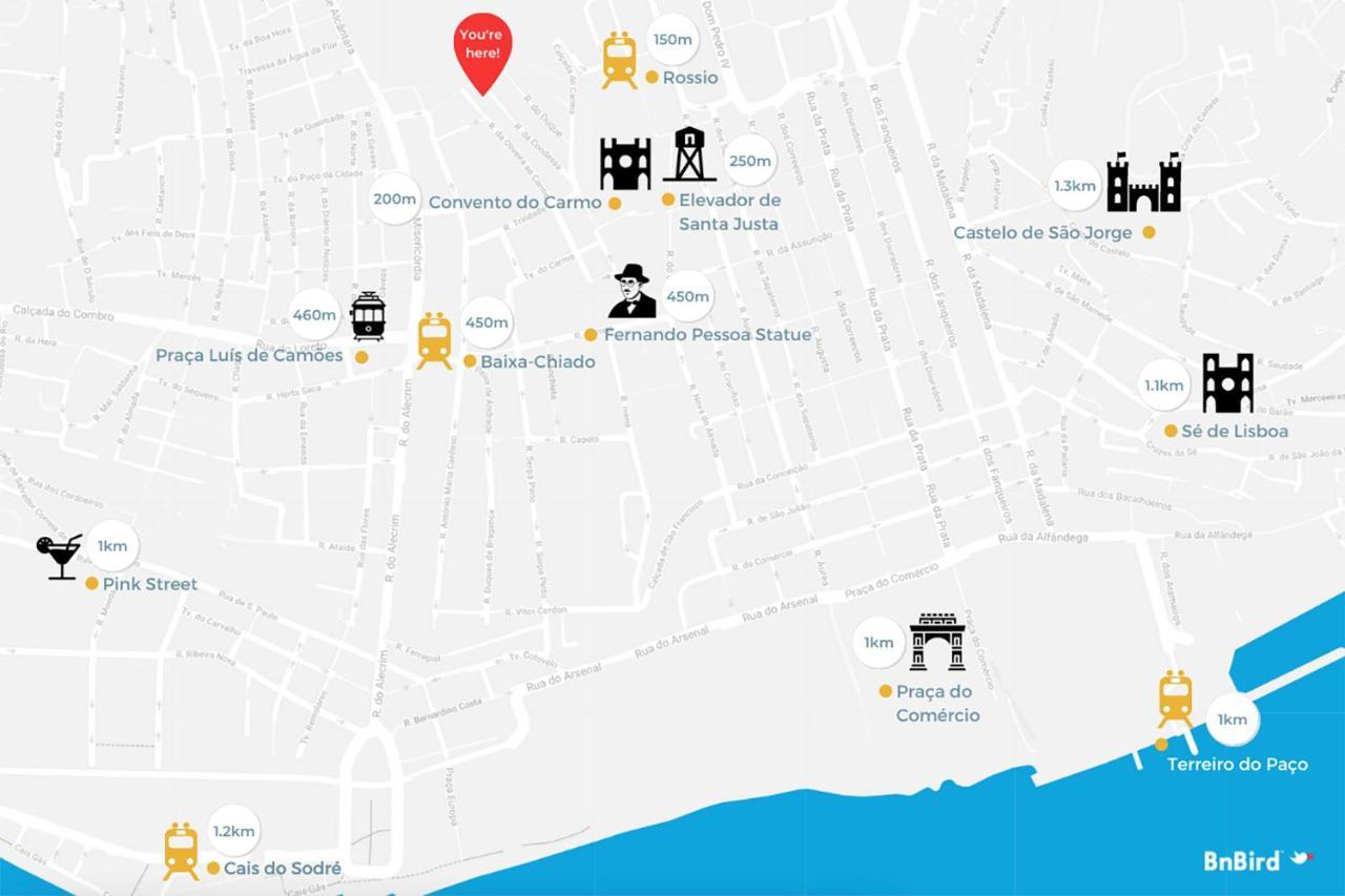 Condessa Central Duplex Lisboa المظهر الخارجي الصورة
